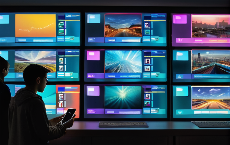 미디어 아카이브 연구 - **Prompt 2: AI Deciphering Lost Knowledge**
    A high-tech, clean laboratory setting with a sophist...